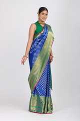 Blue And Green  Kanjeevaram Sareeuntitled (2 of 10)